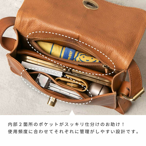 ハンドバッグ レディース 本革 小さめ バッグ ミニ 肩掛け キャメル 