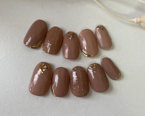 モカ ネイルチップ 2ddcb2a84cabe04c677b11a90764cc