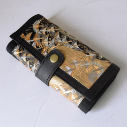 sold ont)デニムリメイク＊フリル＊長財布＊ジーンズリメイク 長