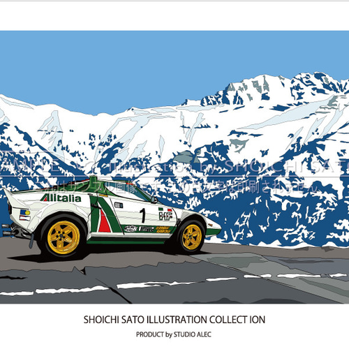 【2025年新作】 ランチア フィアット/アルファ ポスター シャルドネ ストラトス 洋書