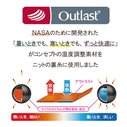 ニット帽子(温度調整機能付) 【日本製】ベビー帽子/キッズ帽子/子供帽子/秋冬帽子/23-6003 10枚目の画像