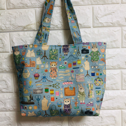 ❤️yukiemonラビリンスハウスビッグトートバッグ❤️人気生地の為、お