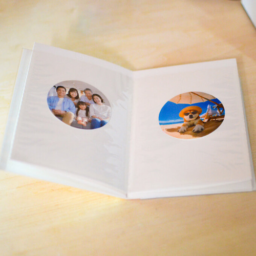 カメラ型フォトフレームの追加写真 5枚セット＋アルバム フォト  