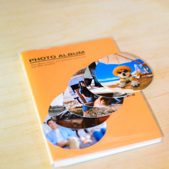 カメラ型フォトフレームの追加写真 5枚セット＋アルバム フォト  