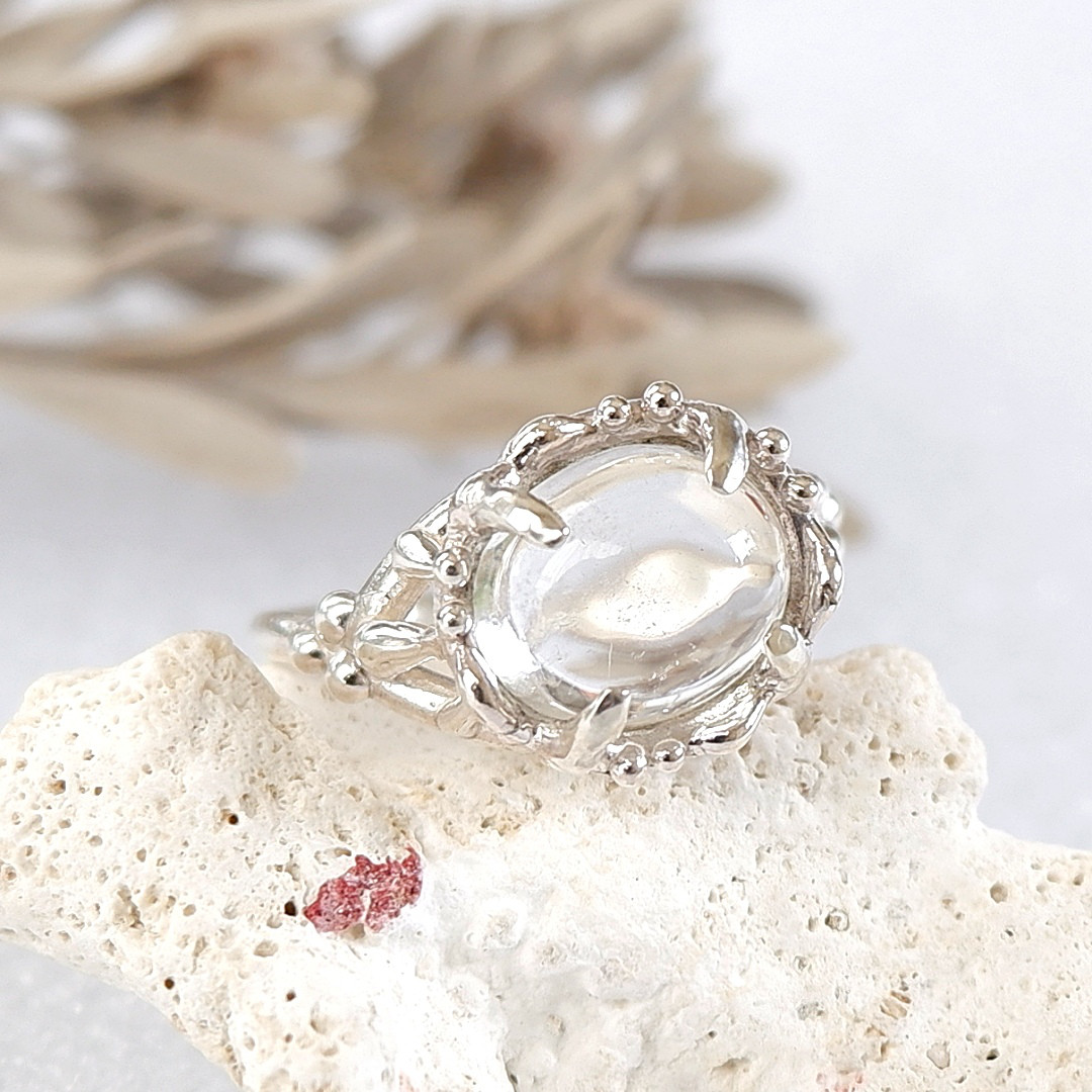 天然無処理 ラリマー リング No881 （⭐︎【天然】シトリン 丸玉 29mm  