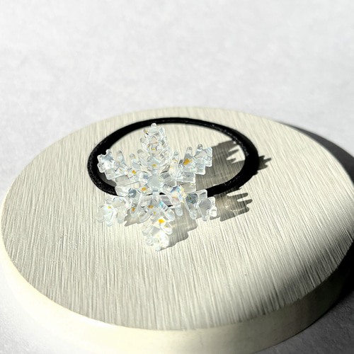 結晶ヘアゴム / レジン / 雪 ヘアゴム 華昇 優羽 通販 16987058