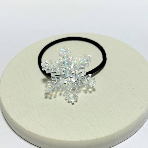 結晶ヘアゴム / レジン / 雪 ヘアゴム 華昇 優羽 通販 16987058