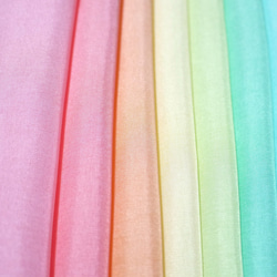 (M-02) 純絲衣身襯裡（和服襯裡）手染衣身襯裡12件套多彩流行tsumami工藝布 第3張的照片