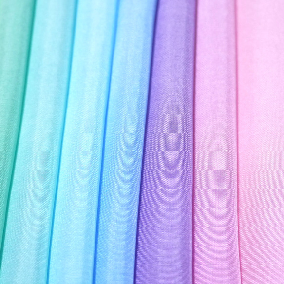 (M-02) 純絲衣身襯裡（和服襯裡）手染衣身襯裡12件套多彩流行tsumami工藝布 第4張的照片