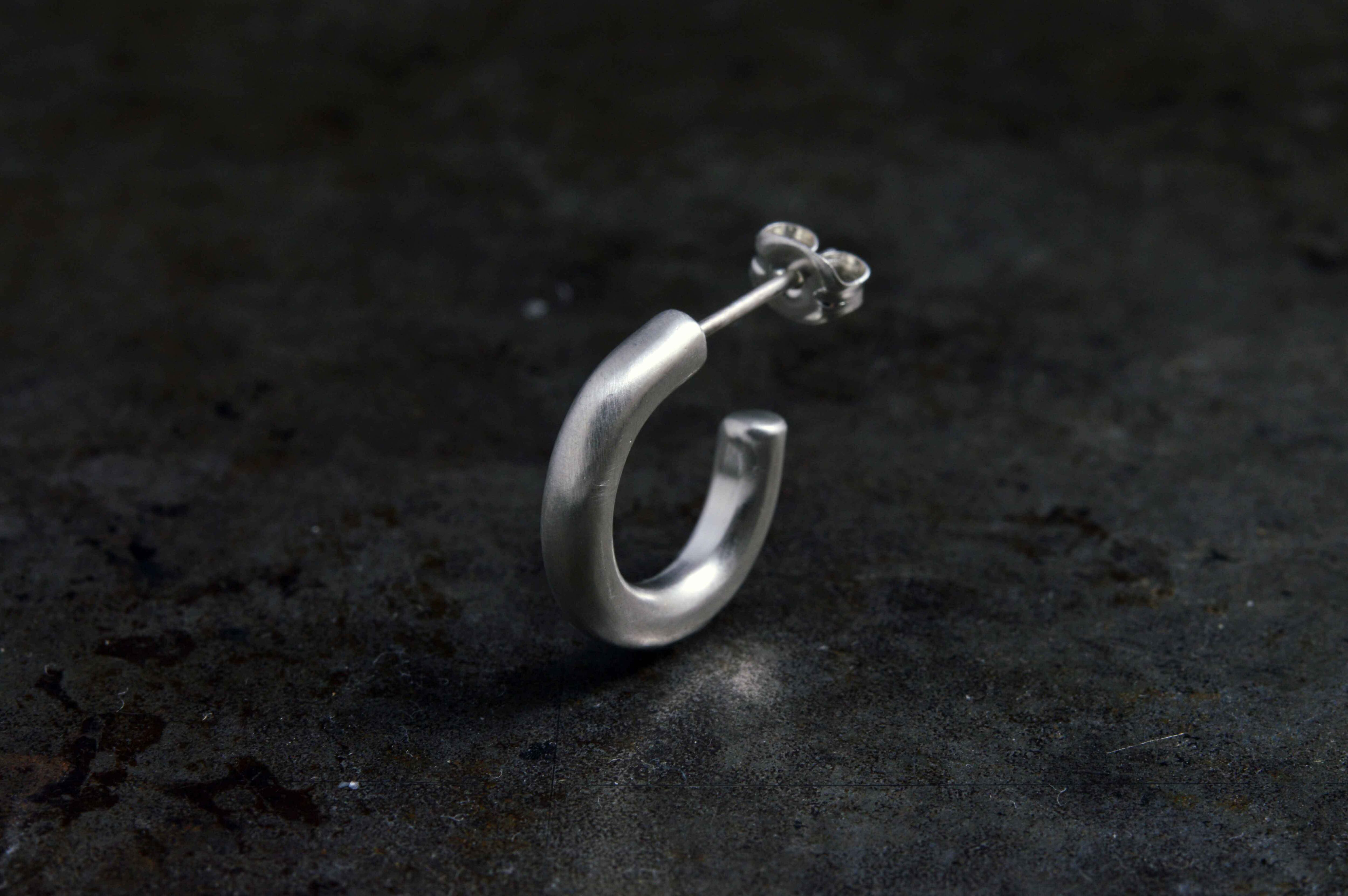 [片耳] シルバー / 無垢ピアス_Lサイズ［silver］