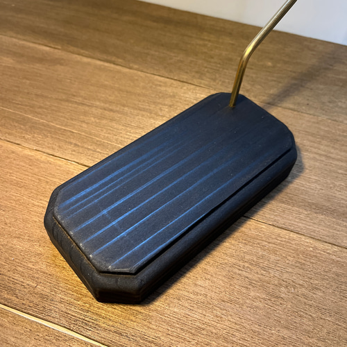 漆黒カラー ミニランタンスタンド 真鍮5φ アウトドア用品 キャンプギア
