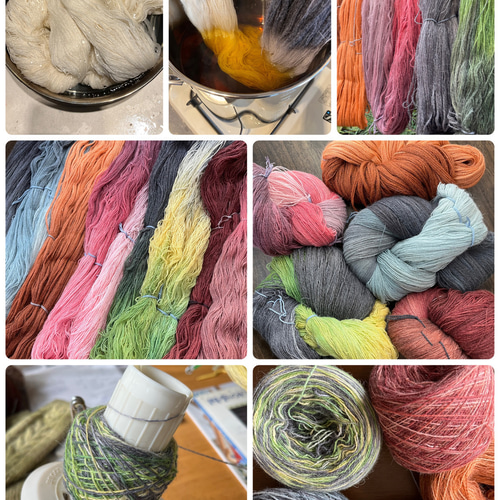 khoki Six yarns-12 colors knitマフラー イデアル公式オンラインショップ