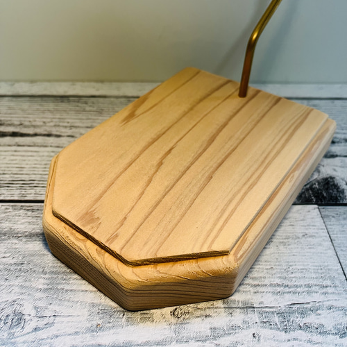 無塗装 ランタンスタンド 真鍮5φ 選べるスタンド形状 アウトドア用品