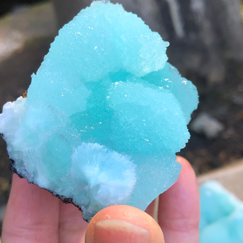 ブルーアラゴナイト☆原石☆ソーダのような美しい水色！ その他