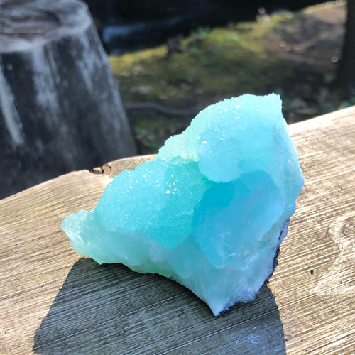 ブルーアラゴナイト☆原石☆ソーダのような美しい水色！ その他