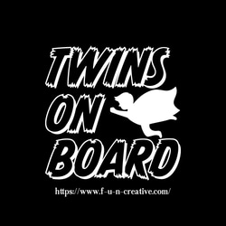 全10色 ステッカー ヒーロー TWINS ON BOARD 1枚目の画像