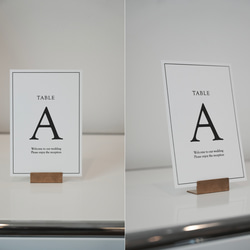 結婚式アイテム　テーブルナンバー テーブルナンバー 結婚式 披露宴 ウェディング ブライダル ペーパー
