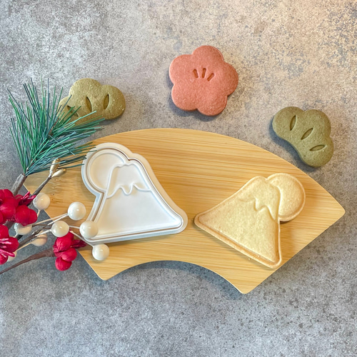 お正月】富士山 クッキー型/和風/かわいい/プレゼント/ギフト/手作り