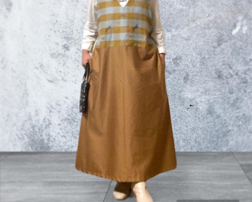 ミナペルホネンちょうちょ使い 2way ジャンパースカート ワンピース m