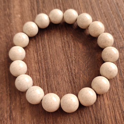 ◇鑑定済み◇桐箱入り 北投石 12mm玉◇パワーストー ンブレスレット ◇鑑定済み◇桐箱入り 北投石 12mm玉◇パワーストー ンブレスレット