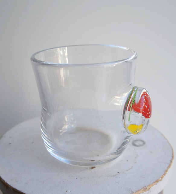 おきにいりこっぷ[いちご×クリア]土井朋子 strawberry glass 6枚目の画像