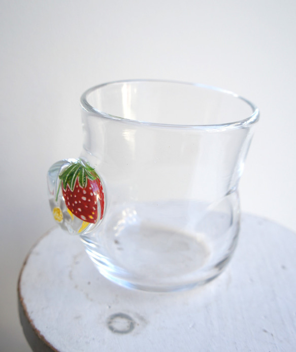 おきにいりこっぷ[いちご×クリア]土井朋子 strawberry glass 3枚目の画像