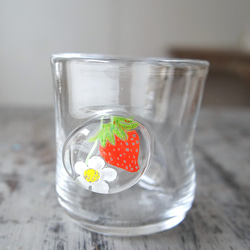 おきにいりこっぷ[いちご×クリア]土井朋子 strawberry glass 2枚目の画像