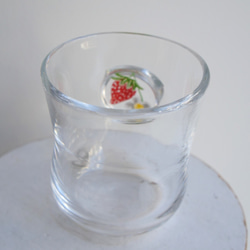 おきにいりこっぷ[いちご×クリア]土井朋子 strawberry glass 4枚目の画像