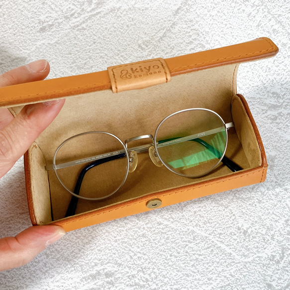 眼鏡ケース　レザー　革　メガネケース 3枚目の画像