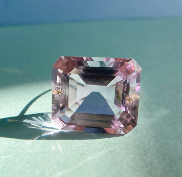 Prana candy gem ✴︎ローズドフランスアメジスト✴︎k14gfリング　約13号 4枚目の画像