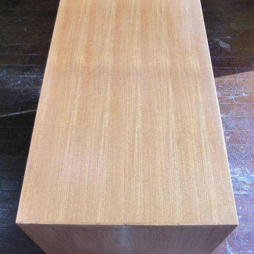 □ RETRO チーク L型 カウンター モダン / 4分割SET