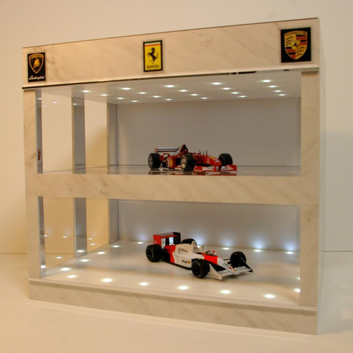 1/18.1/24展示可・大理石基調2・ディスプレーBOX・ネオジオラマ 1/18.1/24展示可・大理石基調2・ディスプレーBOX・ネオジオラマ
