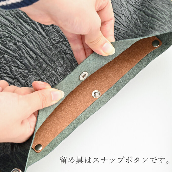 サコッシュ 【 ヴィンテージ風 シボ 】 革 レザー バッグ ショルダーバッグ メンズ プレゼント 送料無料 DE07M 10枚目の画像