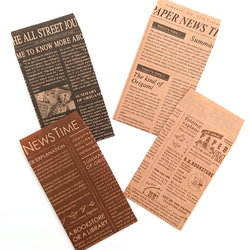 折り紙 ポチ袋 【送料無料】 英字新聞 ニュースペーパー 2枚目の画像