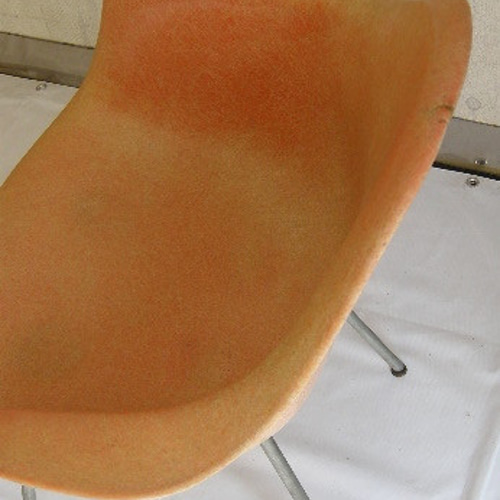 □　イームズ 　アーム　シェル　ゼニス　・　ビックマウント Ｘ　ベース　□ 1950's ZENITH社製 1st Model イームズ Xベース アームシェル