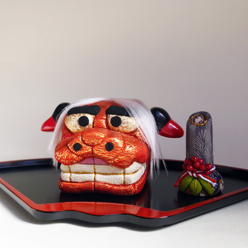 木目込人形　✯獅子＆男の子◈ 真多呂人形 | 木目込み人形キット,能・歌舞伎・舞踊人形キット