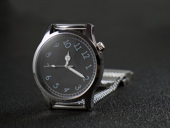 小心不要看錯時間手錶 藍色數字及米蘭錶帶 個性化手錶 全球免運 第6張的照片