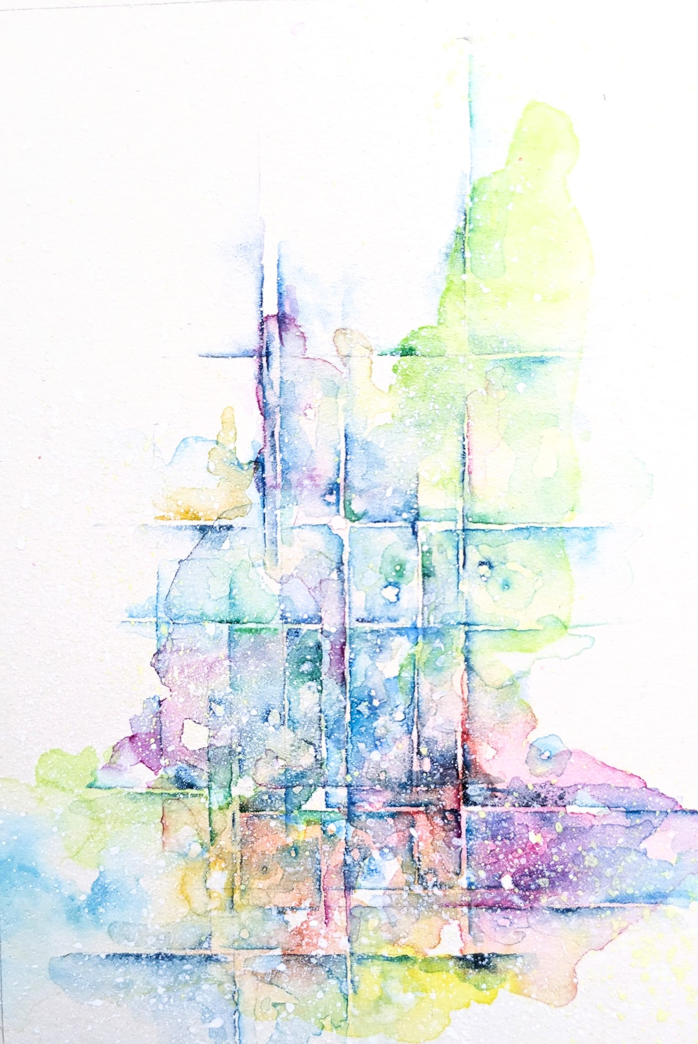 ○明日へ渡る色彩　　絵画原画