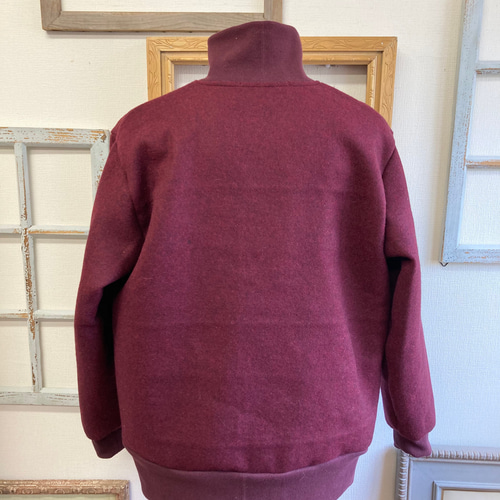 Pelle Pelle チェック ウールブルゾンジャケット メンズ
