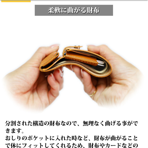 最適・二つ折り財布” 14色 サイフ ミニ財布 スマート財布