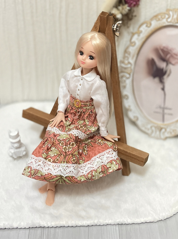 リカちゃん ピュアニーモ22cmドール服 白シャツ その他人形 アリス