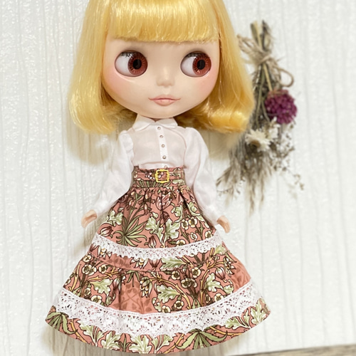 リカちゃん ピュアニーモ22cmドール服 白シャツ その他人形 アリス