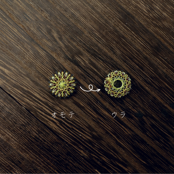 小魔圈耳環（黃色） 耳環/耳環/不穿耳環 第5張的照片