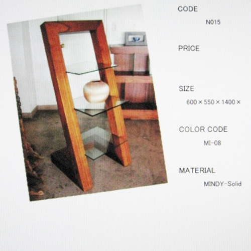 ■ミンディ材　RETRO　男前　/　手作りシェルフ □ミンディ材RETRO男前/手作りシェルフ