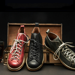 メンズレトロな真革靴英倫工装靴厚底靴は軽くて快適 3カラー·サイズ調整無料  20-1251 2枚目の画像