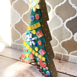 モザイクタイル　クリスマス ツリー　キット　クリスマス飾り 1枚目の画像