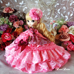 ベルサイユの薔薇 アネモネピンクの微笑み あふれる愛に包まれたプリティープリンセスフリルドールドレス 11枚目の画像