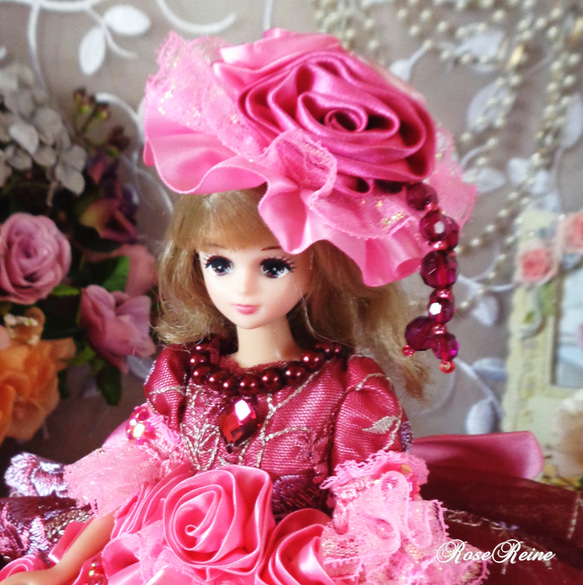 ベルサイユの薔薇 アネモネピンクの微笑み あふれる愛に包まれたプリティープリンセスフリルドールドレス 2枚目の画像