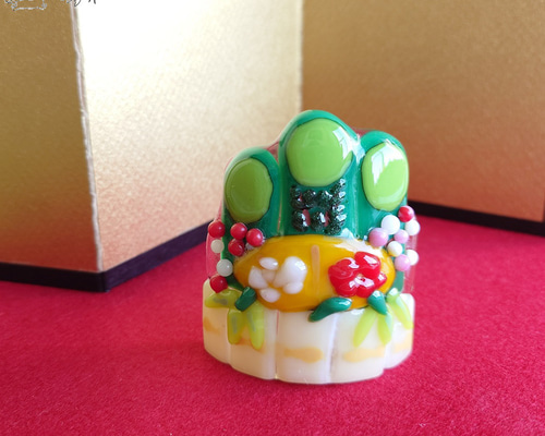 門松 お正月 【1個タイプ】手のひらサイズ 立体的 松竹梅 縁起物