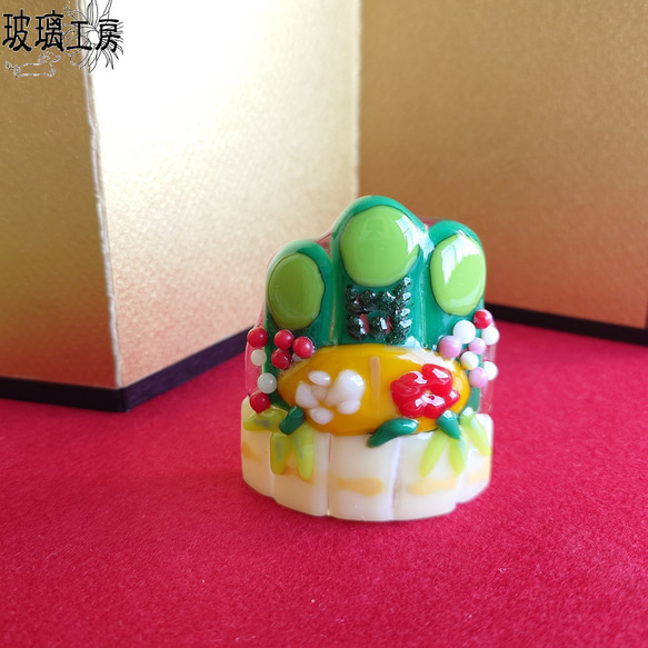 門松 お正月 【1個タイプ】手のひらサイズ 立体的 松竹梅 縁起物